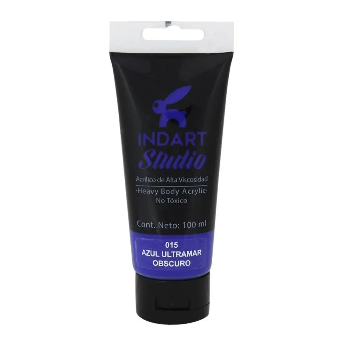 Pintura Acrilica Alta Viscosidad Indart Studio 100ml Colores Azul Ultramar Obscuro - Indart