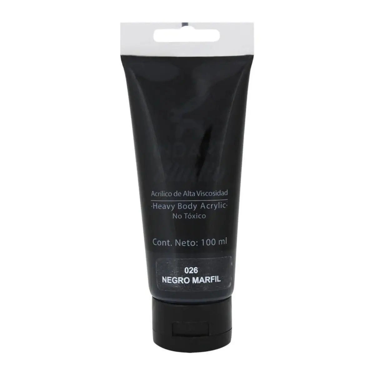 Pintura Acrilica Alta Viscosidad Indart Studio 100ml Colores Negro Marfil - Roel