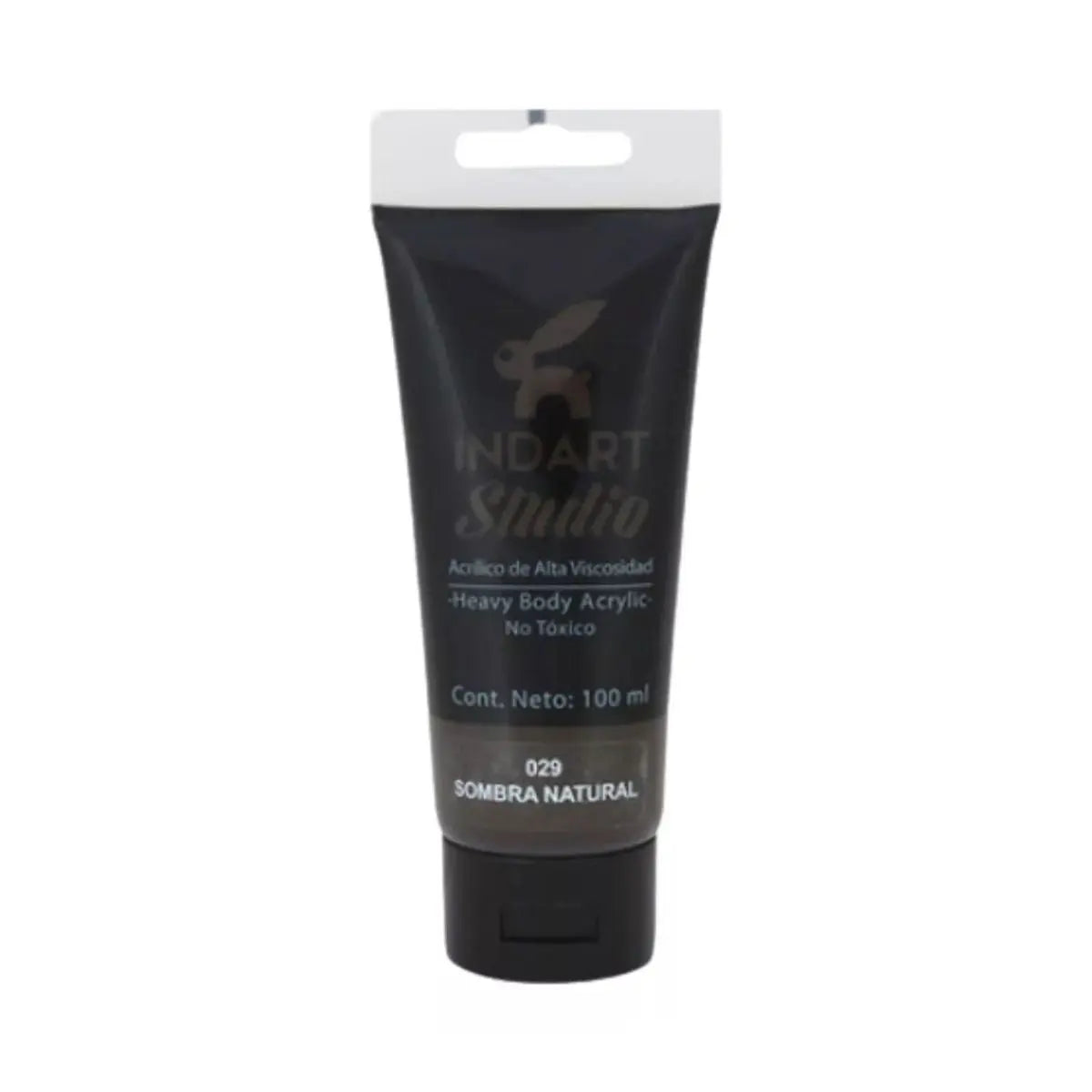 Pintura Acrilica Alta Viscosidad Indart Studio 100ml Colores Sombra Natural - Indart