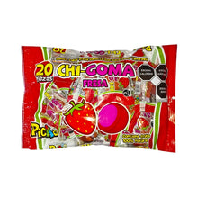 20 Gomitas Sabor Fresa Con Tamarindo Picao 20gr C/u - Picao