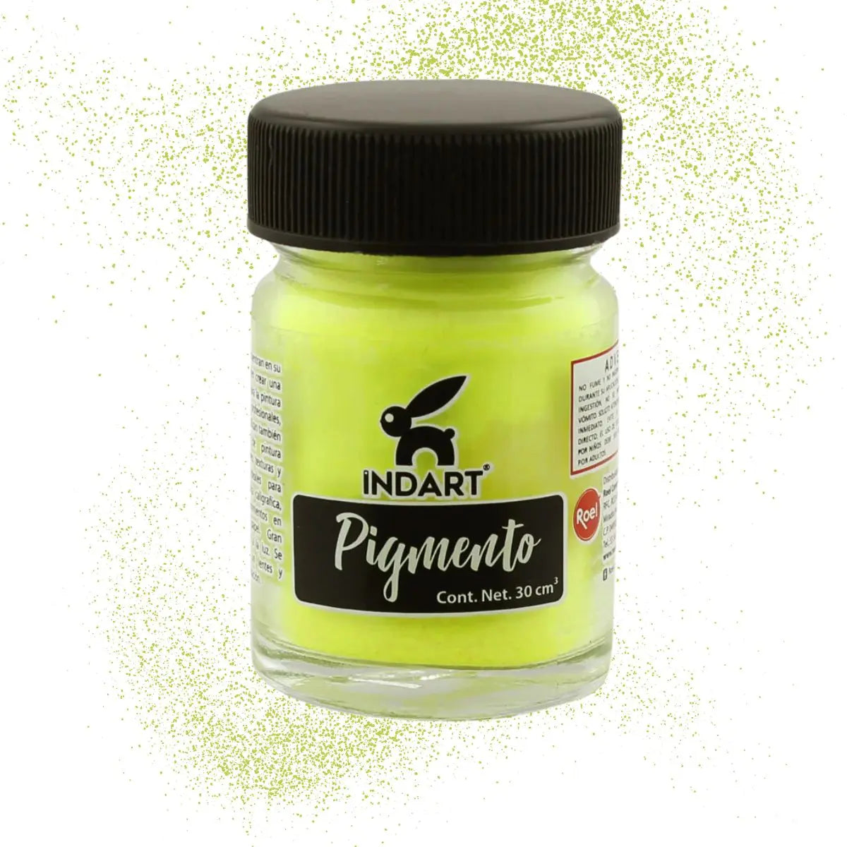 Pigmento Indart Serie 1 Varios Colores a Elegir 30cm Amarillo Fluorescente - Indart