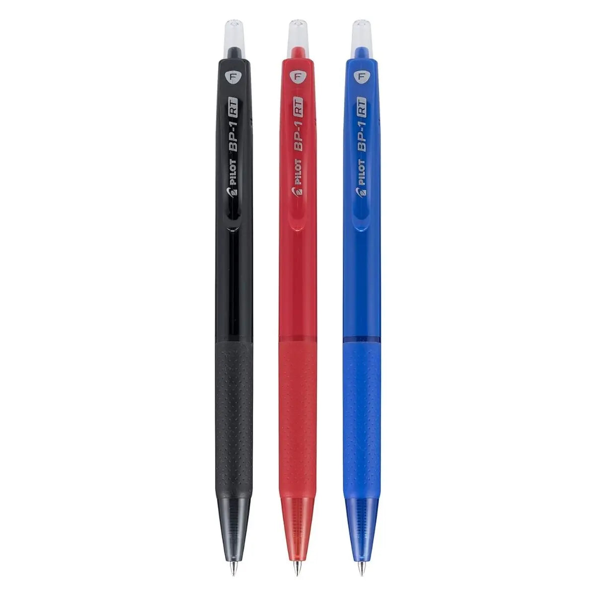 3 Boligrafos Retractil Bp-1 Rt Pilot Punto Fino Tintas Primarias - Pilot