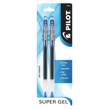 2 Boligrafos Pilot Super Gel Punto Fino Color A Elegir Azul - Pilot