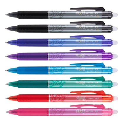 8 Plumas Borrables Pilot Frixion Ball Clicker Colores Surtidos - Pilot - vista lateral