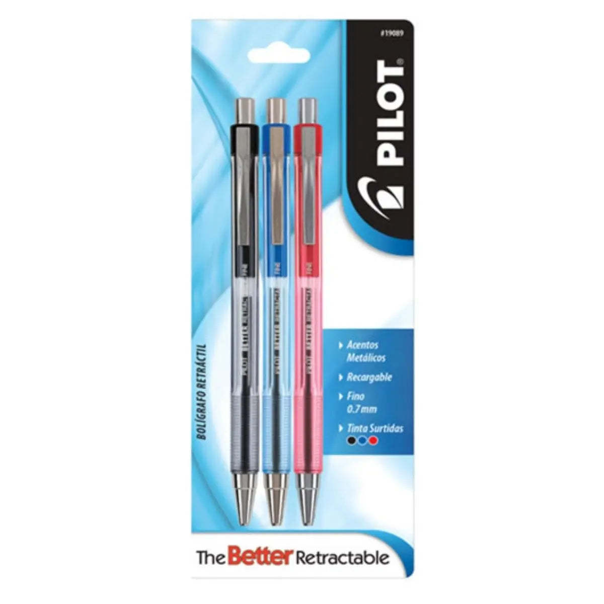 3 Boligrafos Better Bp-145 Pilot Punto Fino - Pilot