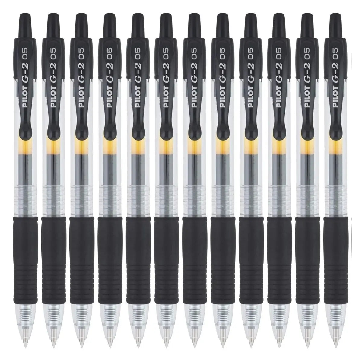 12 Plumas/boligrafo Gel G2-5 Pilot Extra Fino Color A Elegir Negro - Pilot