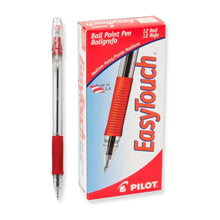 Bolígrafo EZT EASYTOUCH Punto Mediano Color Rojo Caja 12 Pzas - Pilot