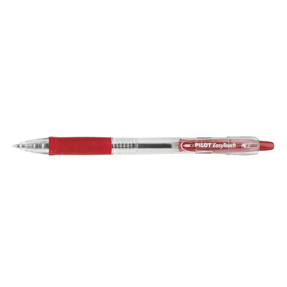 Bolígrafo EZT EASYTOUCH Punto Mediano Color Rojo Caja 12 Pzas - Pilot - empaque