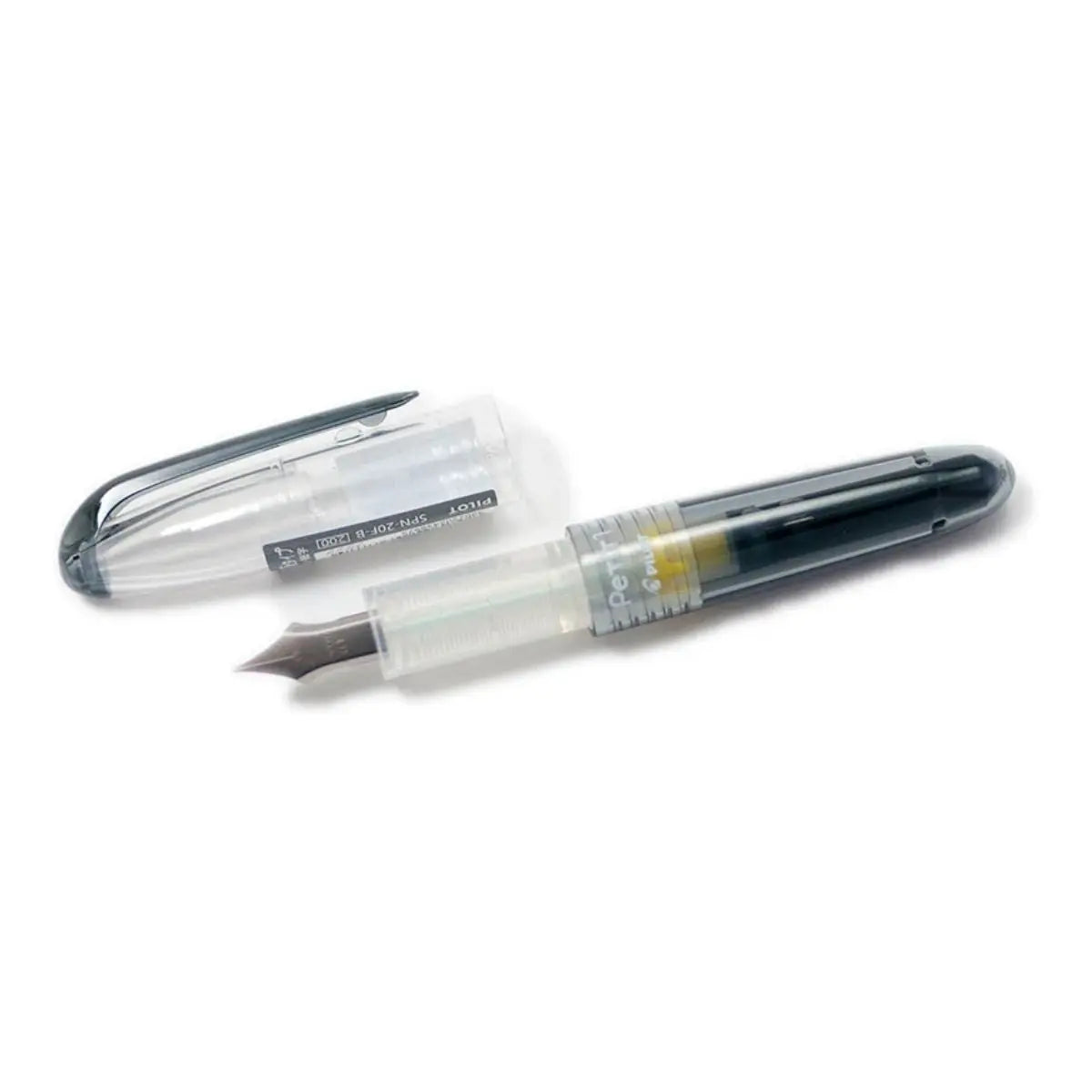 Pluma Fuente Pilot Petit Color Negro Punta Fina Base Agua - Pilot - detalle