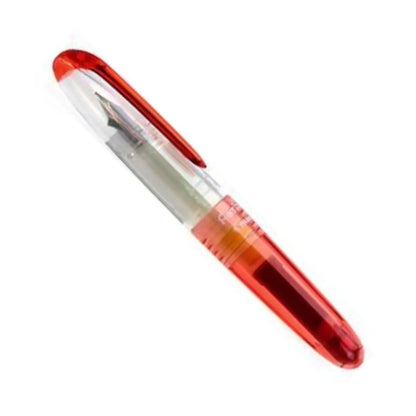 1 Pluma Fuente Pilot Petit Color Rojo Punta Fina Base Agua - Pilot - vista lateral