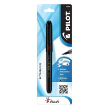 Rotulador Brush Pilot Punta Pincel Sintetica Suave Negro - Pilot