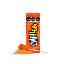 20 Paletas Caramelo Macizo Chipileta Polvo Sabor Naranja - Pilot