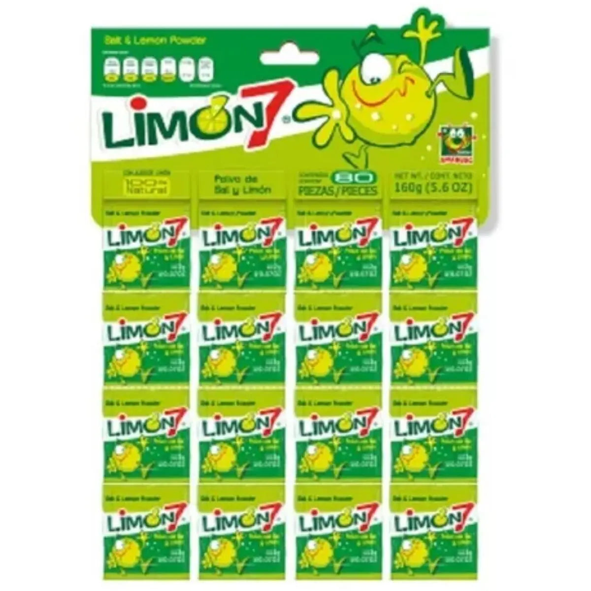 80 Minibolsitas Polvito Limon Seven Sal Y Limon 7 Tiras - Pilot