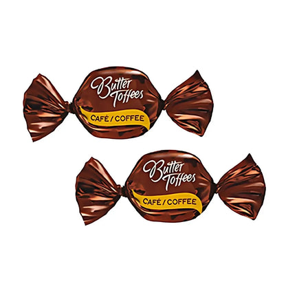50 Caramelos Butter Toffees Arcor Con Cafe 300gr Bolsa - Pilot - vista lateral