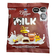50pz Caramelos Con Leche Butter Toffees Choco Banana 300gr - Pilot