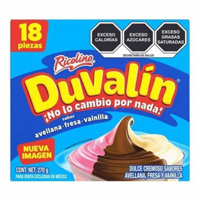 18 Duvalin Trisabor Ricolino Avellana Vainilla Fresa - Pilot