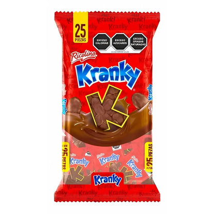 25pz Kranky Ricolino Hojuelas Cubiertas De Chocolate 375g - Pilot