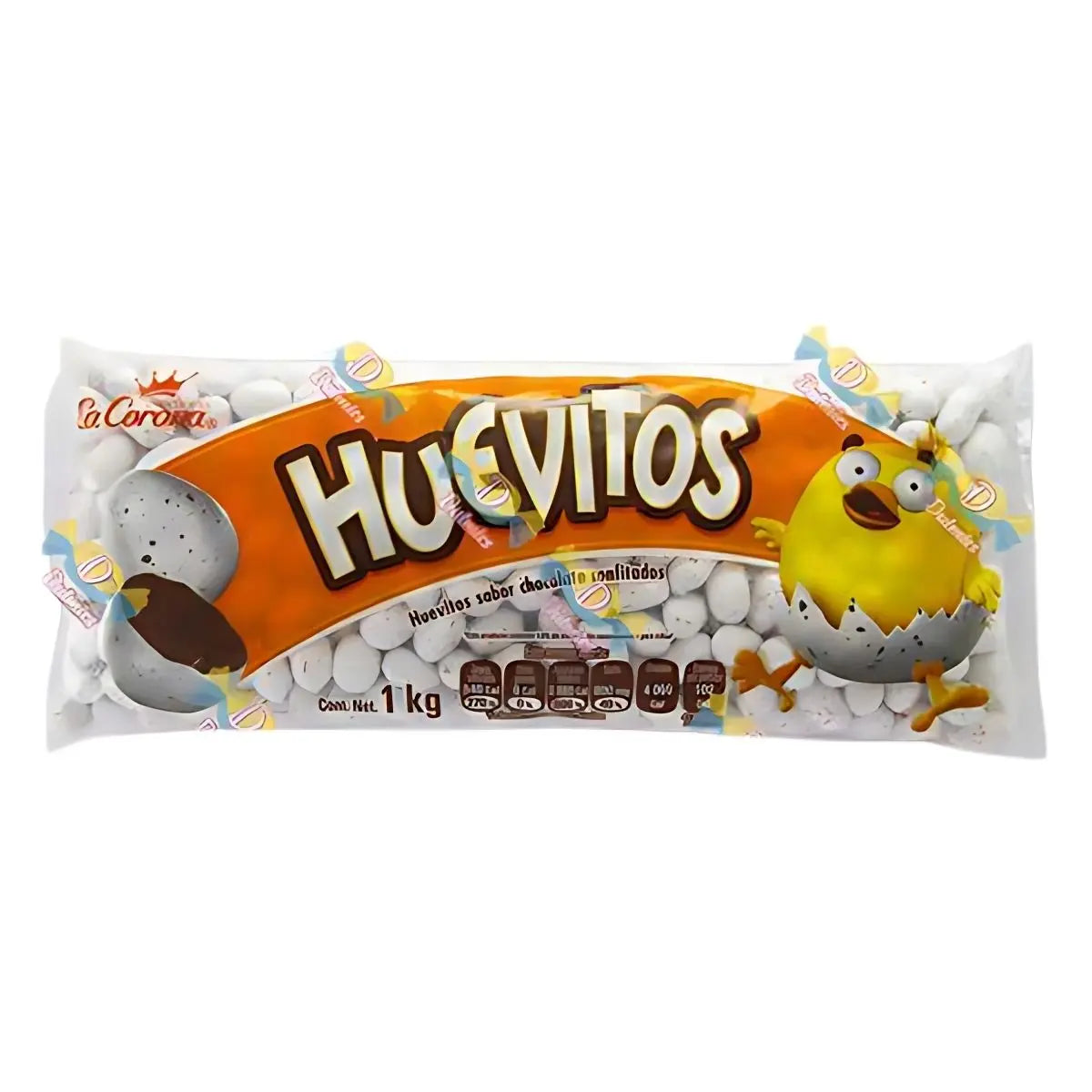 1 Kg Huevitos Chocolate Dulce Confitado Bolsa - Pilot - vista lateral