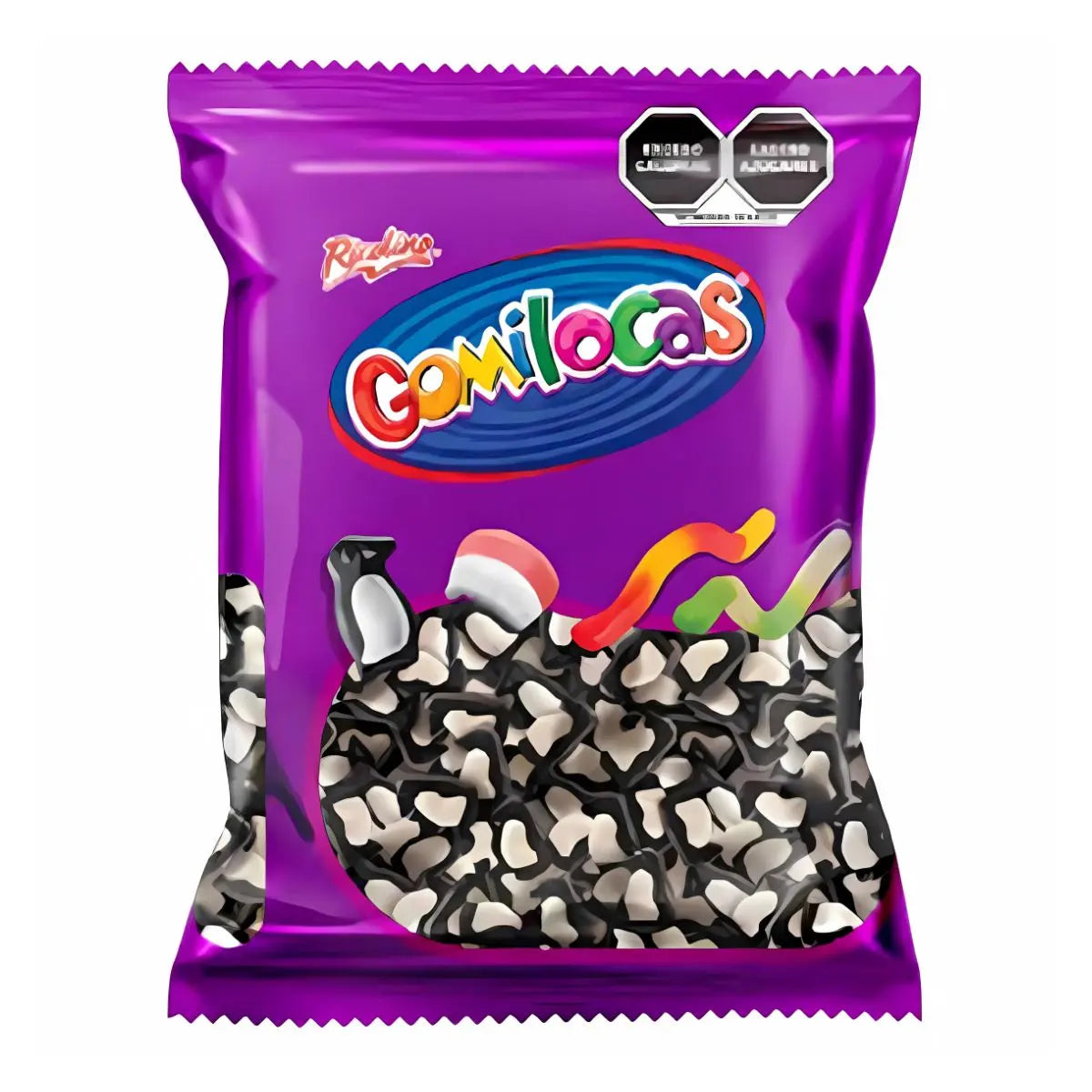 1kg Gomitas Foma Pinguinos Gomilocas Ricolino Suaves Dulces - Pilot - vista lateral