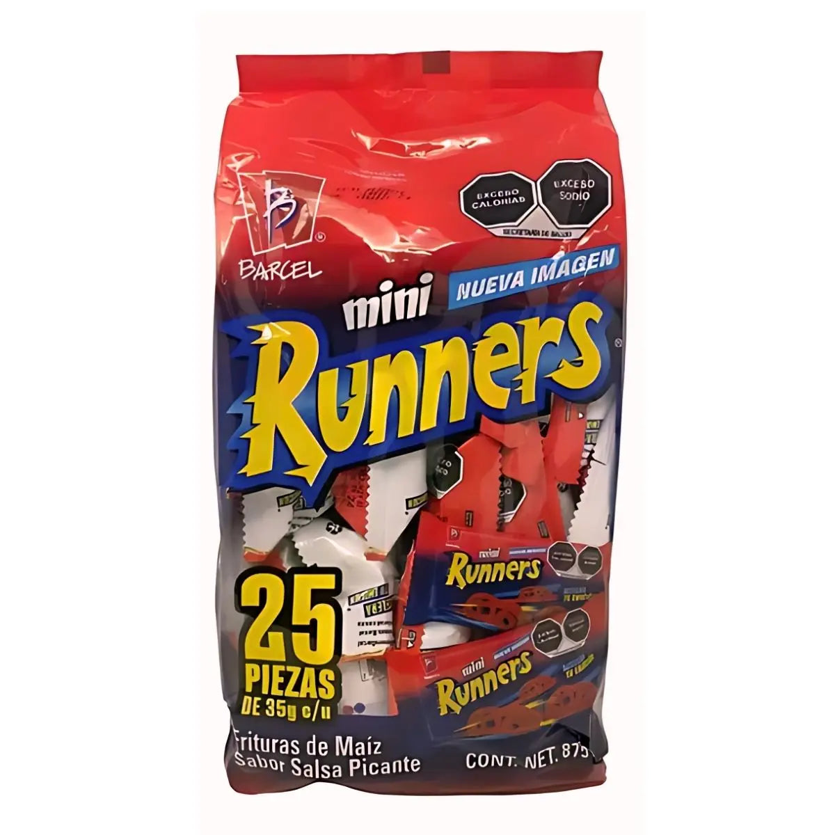 Bolsa 25 Mini Runners Barcel Botana Enchilada 35gr C/u - Pilot
