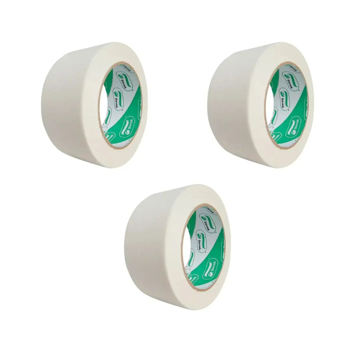 Pack 3 Cinta Adhesiva Masking Tape Uso General de 48x50 Devek - Devek
