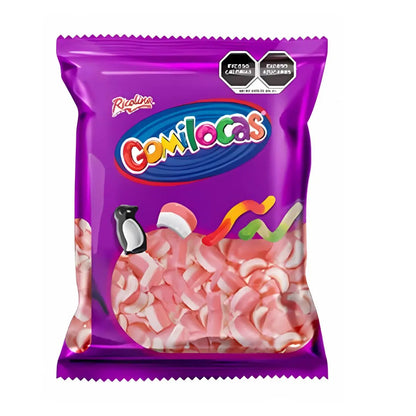 1 Kg Gomitas Forma Dientes Gomilocas Ricolino Suaves Dulces - Pilot - vista lateral