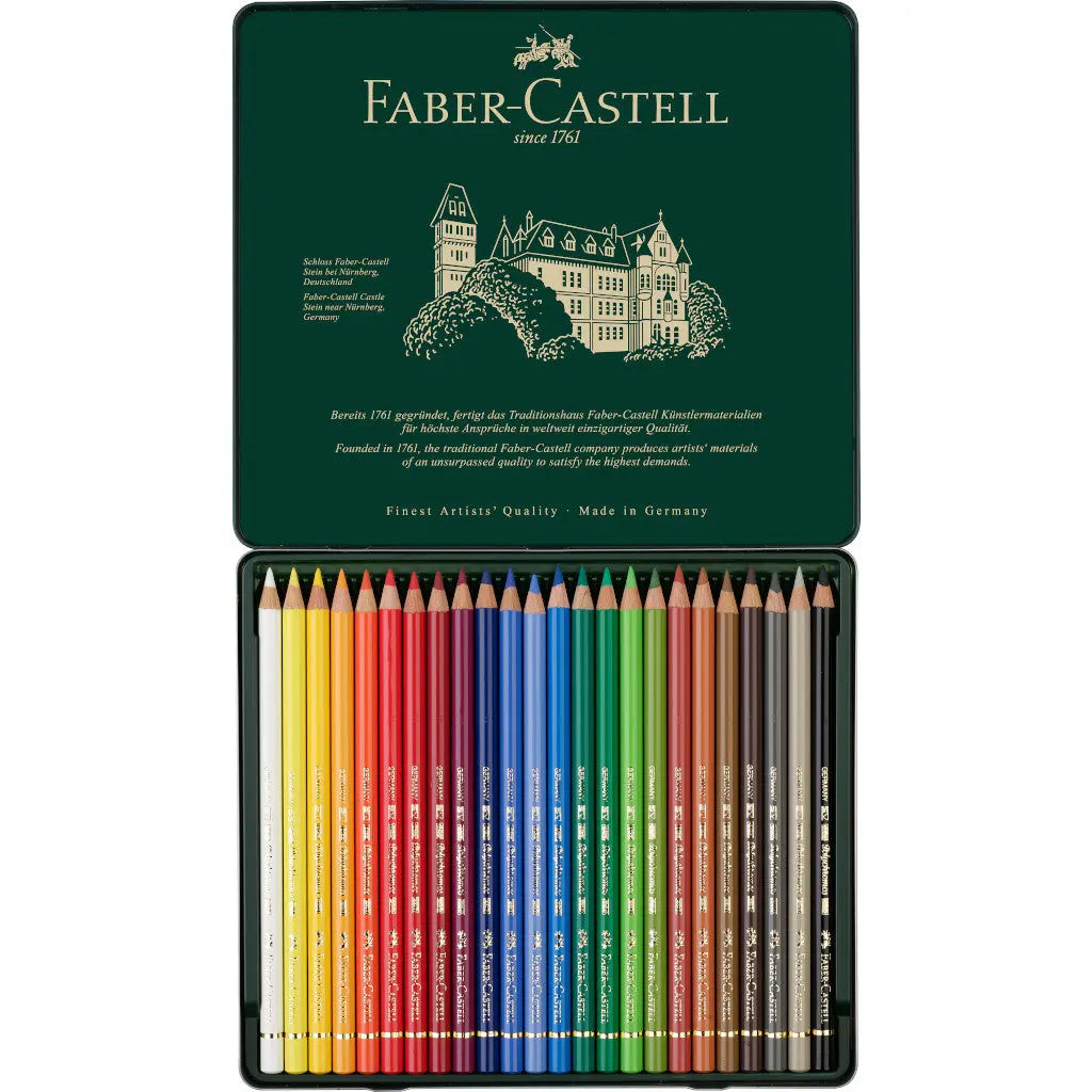 Lápices de Colores Faber Castell Polychromos Profesionales Premium 24 Pz - Faber Castell - uso