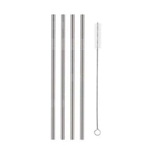 Straw Stainless Steel Straight Straw Reusable Brush Cleaning Utensils Drink Lab (4) - Drink Lab - vista trasera