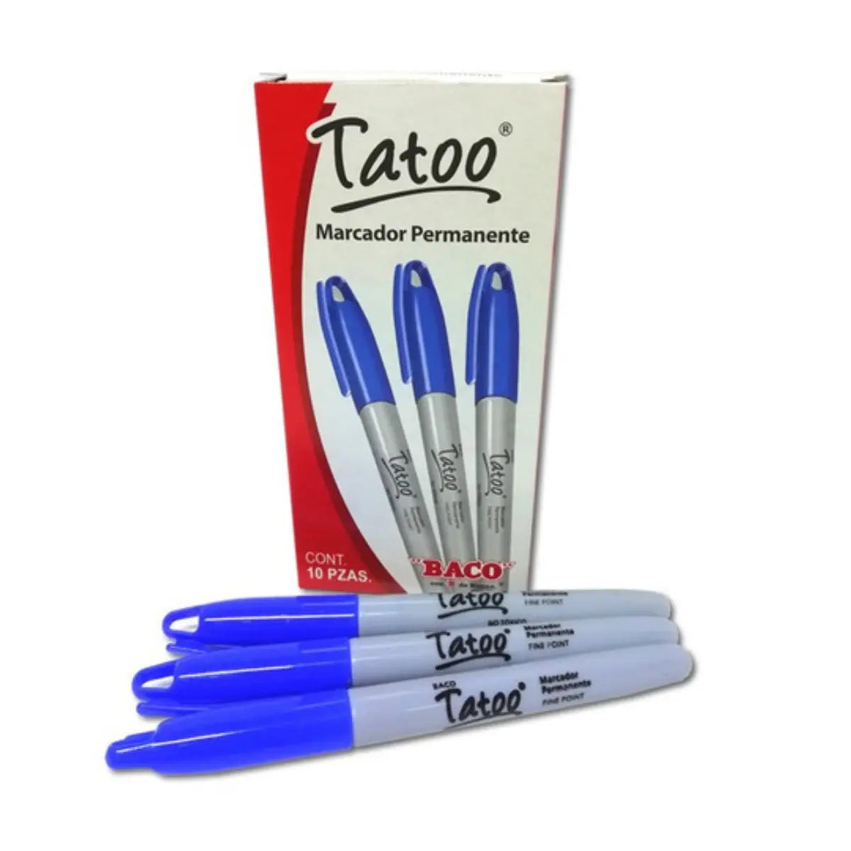 TATOO AZUL PLEG. C/10 - BACO - detalle