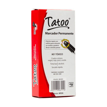 TATOO NEGRO PLEG. C/10 - BACO