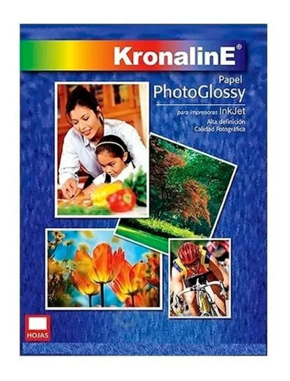 2 Pack Papel Fotográfico Brillante 4x6 Kronaline Ph349 25h - Kronaline - empaque
