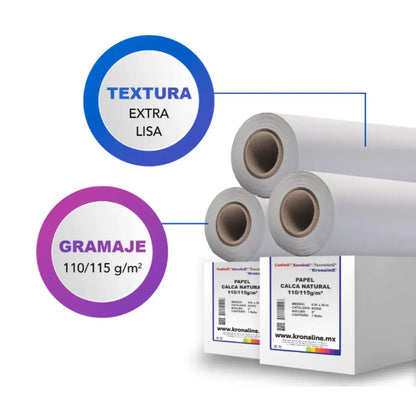 Papel Calca Albanene Natural 110/115gn3 Kronaline Kx558 - Kronaline - accesorios