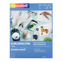 250 Hojas Papel Sublimacion Kronaline A3 Tabloide Sublimar - Kronaline - empaque