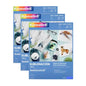 3PZ Papel Sublimacion Kronaline SUBL21 Oficio 100g 250 Hojas c/u - Kronaline - vista trasera