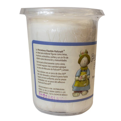 5Kg De Pasta Francesa Porcelana Flexible Policraft - Policraft - vista trasera