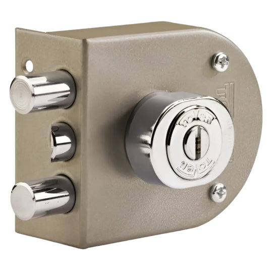 Cerradura Sobreponer Future Pintado Gris S1F-P Tover - Tover - detalle