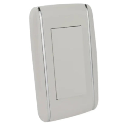 Placa Sanelec Línea Vicenza con Apagador Sencillo 127V - Sanelec - vista trasera