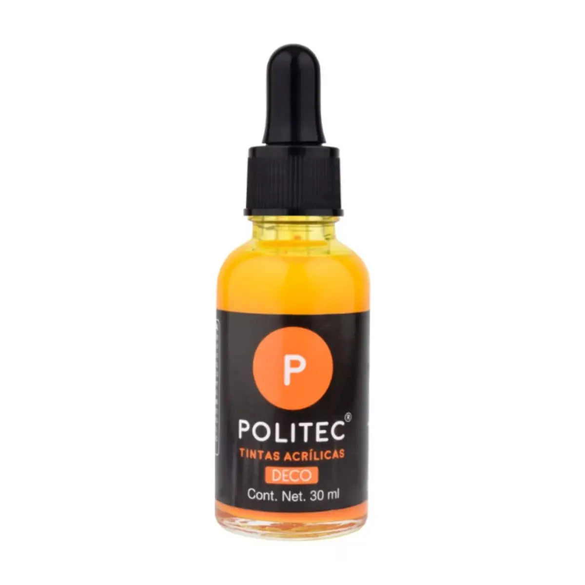 POLITEC - TINTA ACRILICA CON GOTERO DECO 30 ML AMARILLO CLARO 327 / 30 ml - Politec