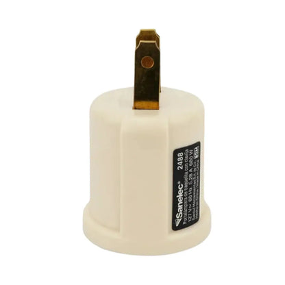 Portalámpara c/clavija baquelita granel Empaque con 10 pzs - Sanelec - accesorios