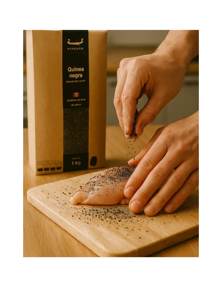 Quinoa Negra Sin Gluten 1kg Hanseatik - Hanseatik - vista lateral