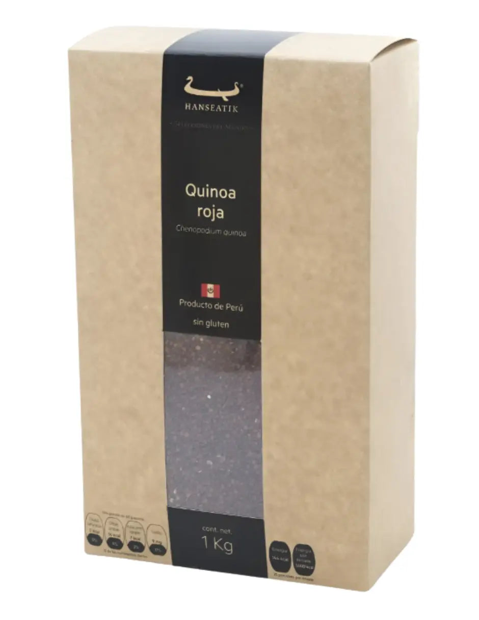 1kg Quinoa Roja Sin Glutten Hanseatik - Hanseatik
