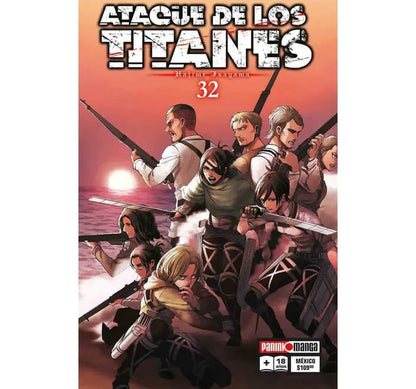 Ataque De Los Titanes Manga Panini Anime Tomo A Elegir N°32 - Cuanda