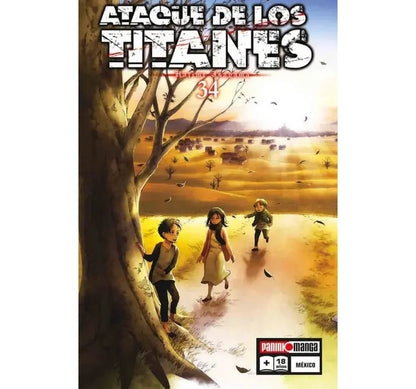 Ataque De Los Titanes Manga Panini Anime Tomo A Elegir N°34 - Cuanda