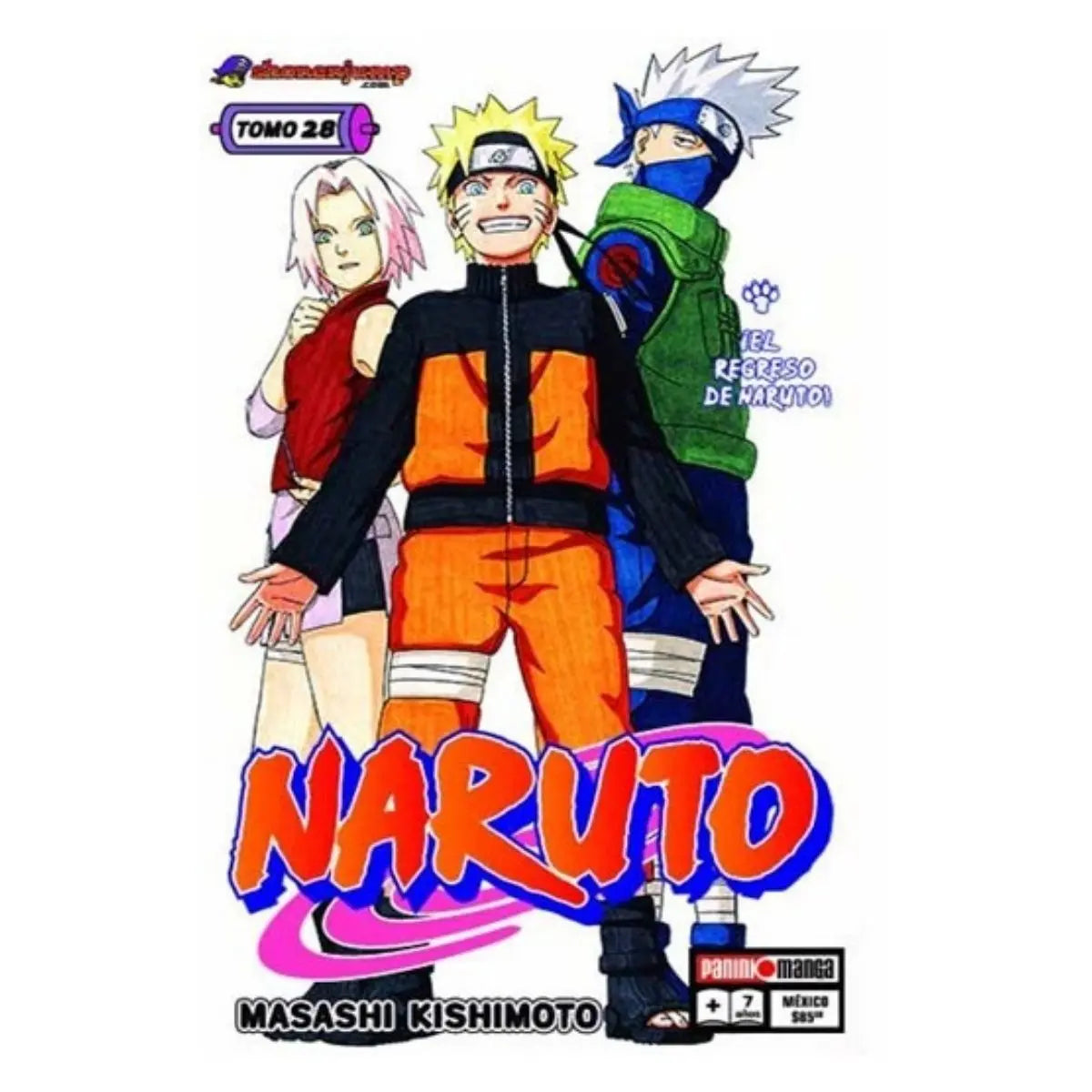 Naruto Manga Tomo A Elegir Panini Anime Español N°28 - Panini