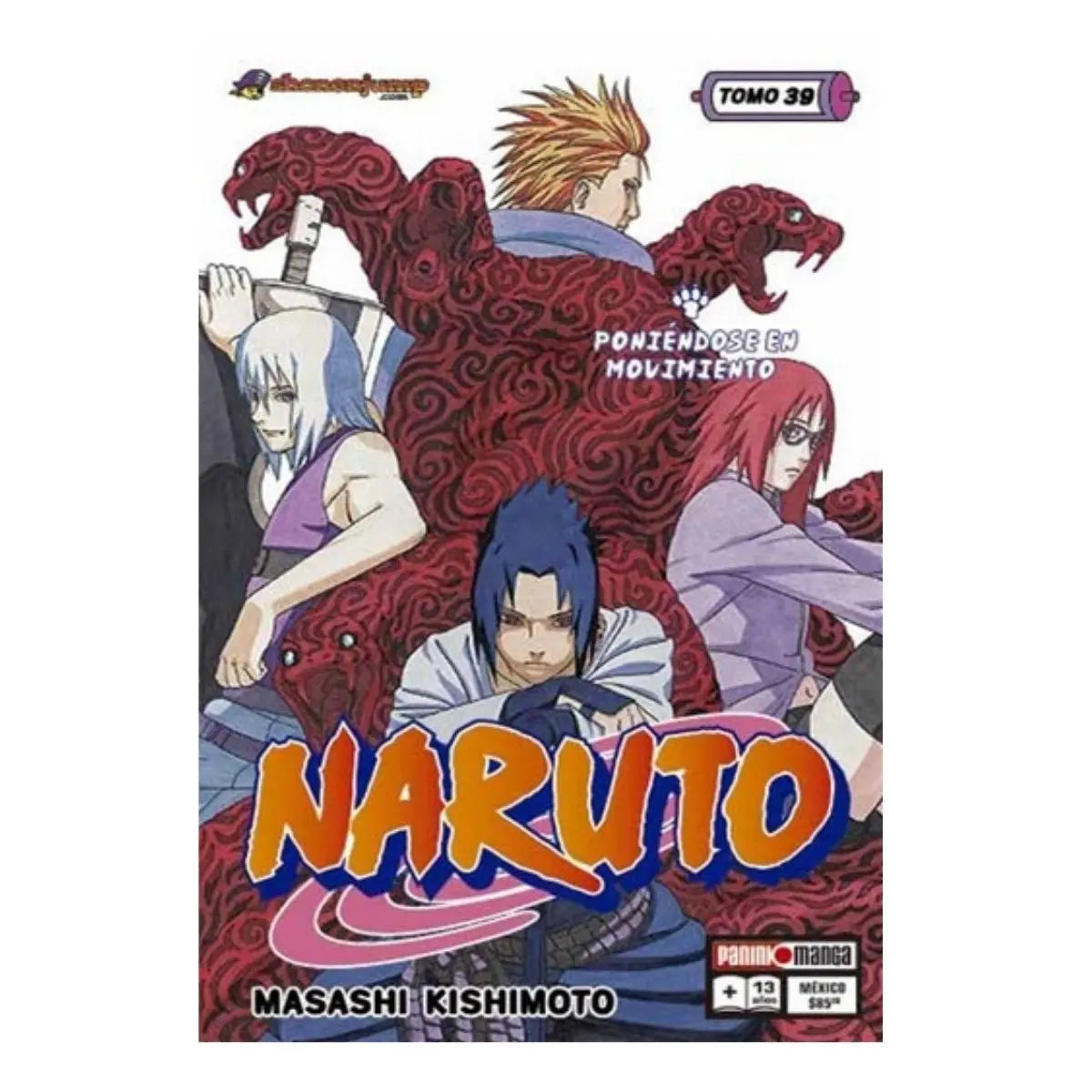 Naruto Manga Tomo A Elegir Panini Anime Español N°39 - Panini