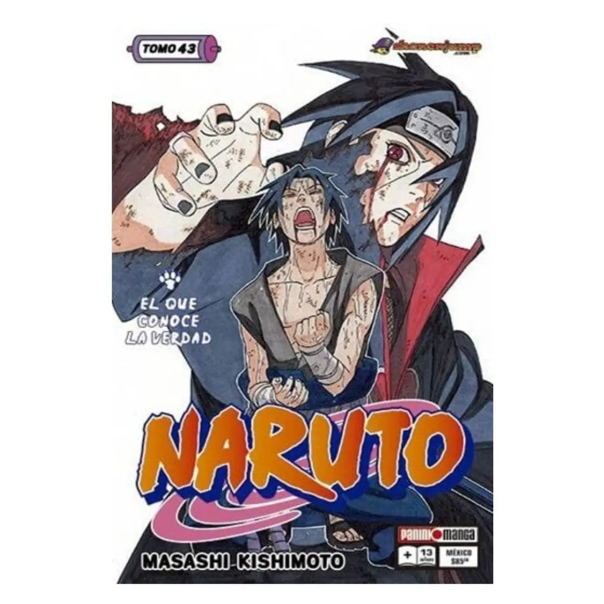 Naruto Manga Tomo A Elegir Panini Anime Español N°43 - Panini