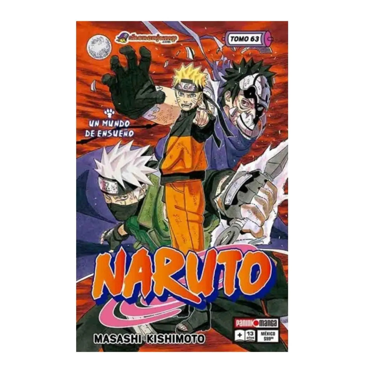 Naruto Manga Tomo A Elegir Panini Anime Español N°63 - Panini