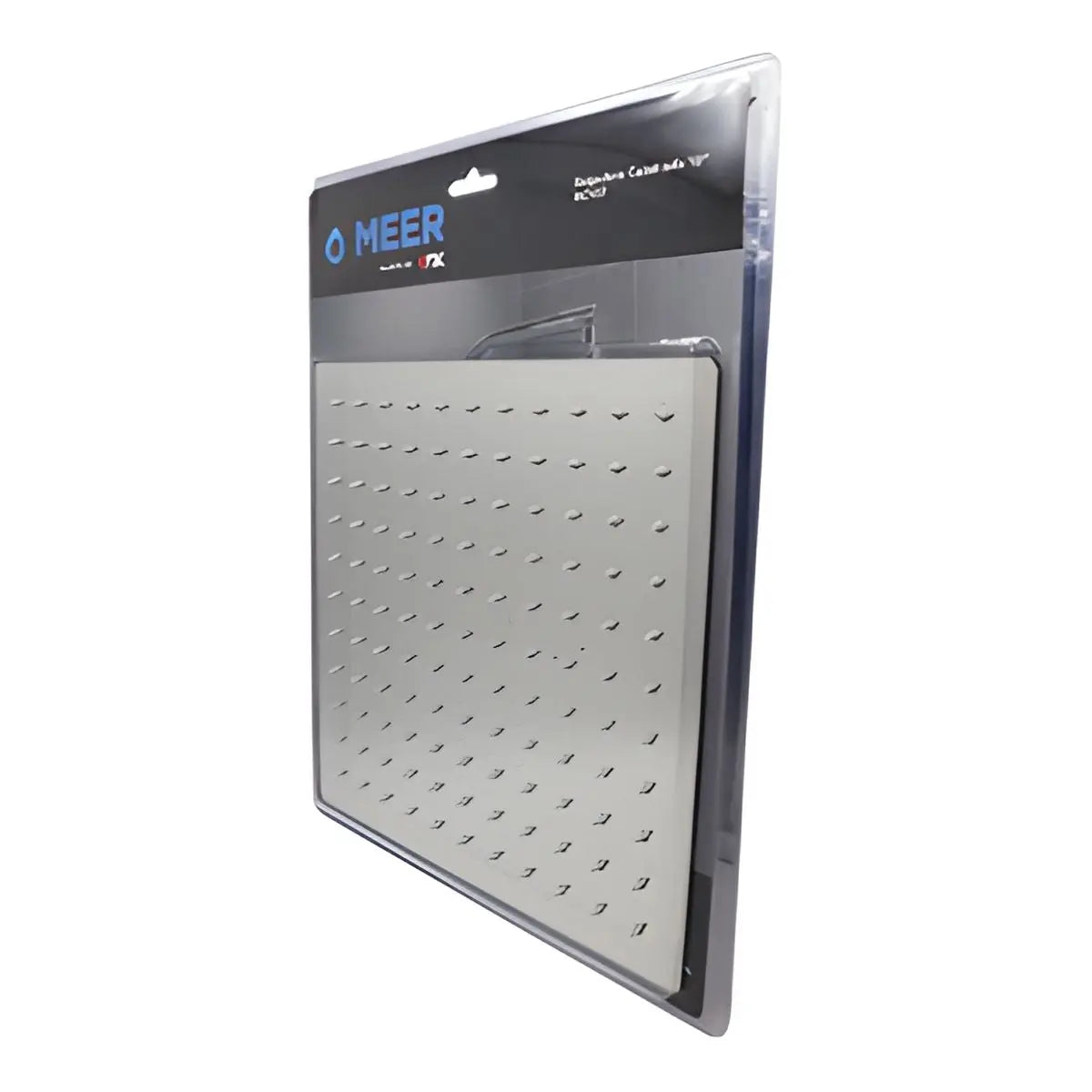 Regadera Cuadrada 10" Acero Inoxidable Meer Sistema Anti-sarro - CNX - vista lateral