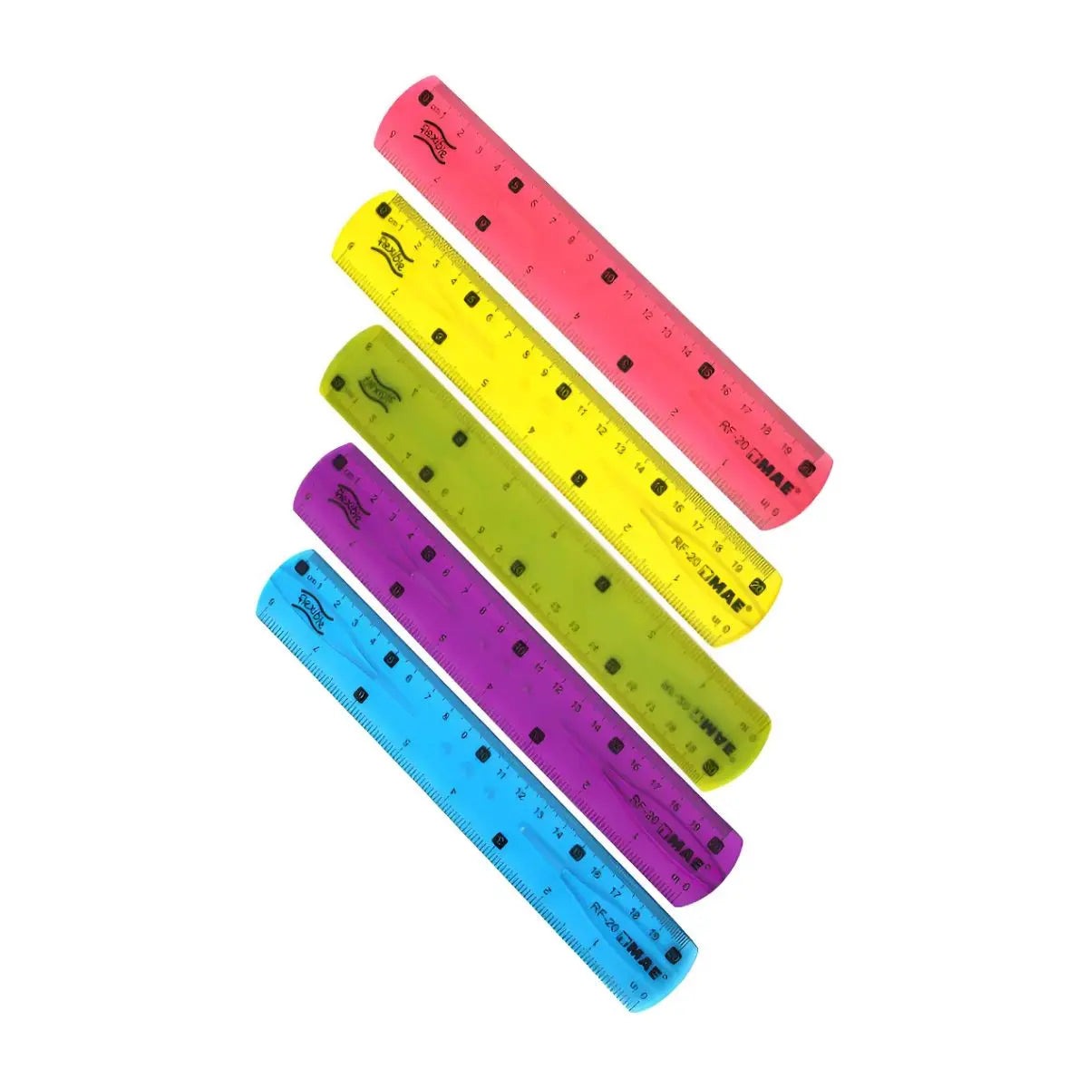 5 Reglas Flexibles 20 cm MAE - Mae