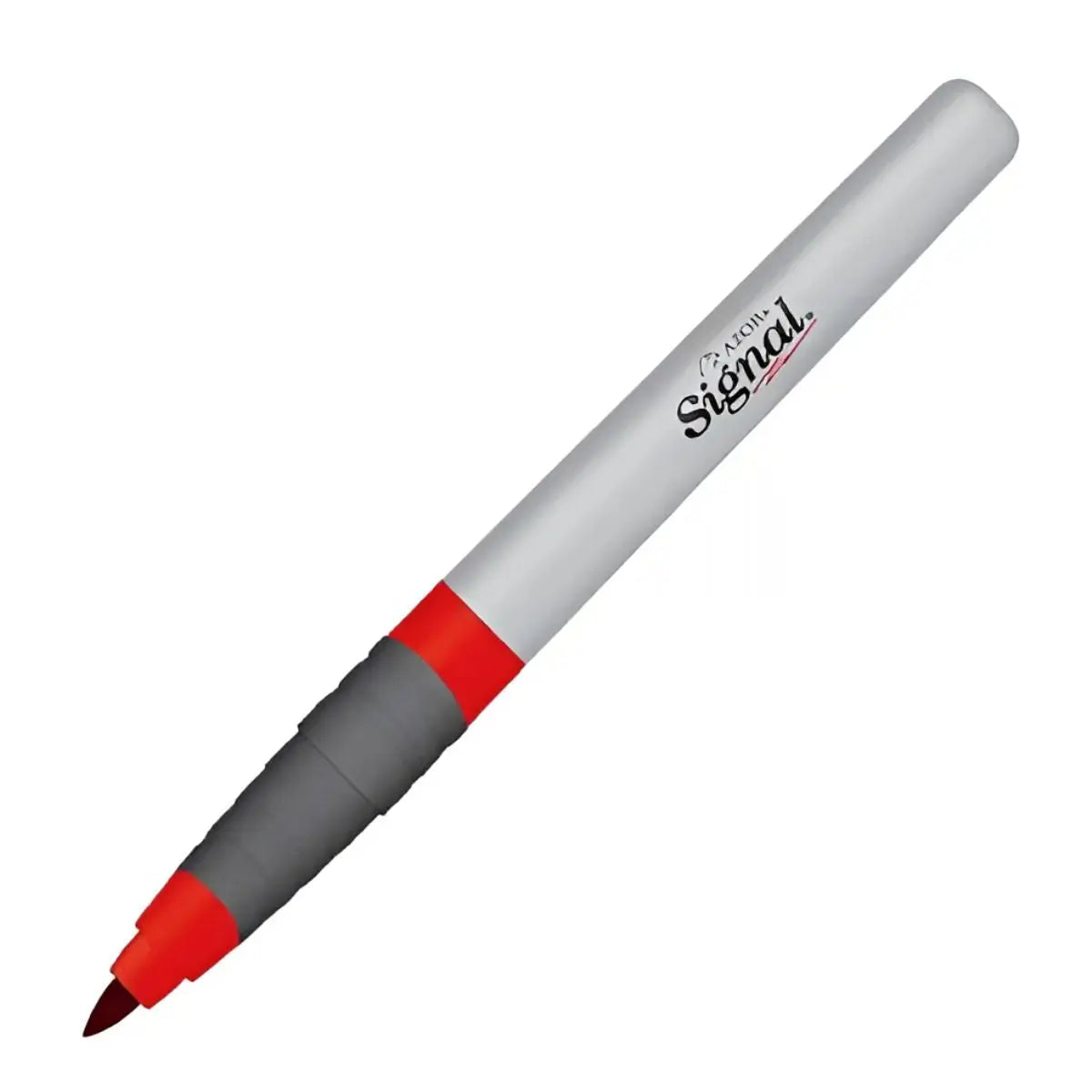 Marcadores Azor Permanente Signal Fino Punta Bala 12 Piezas Elegir Color Rojo - Azor